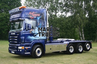 LKW Foto Scania R-series Zugmaschine Schweden blau NordGryphon SUNDINS TR #j2nf