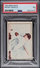 1952 BERK ROSS MICKEY MANTLE PSA 7
