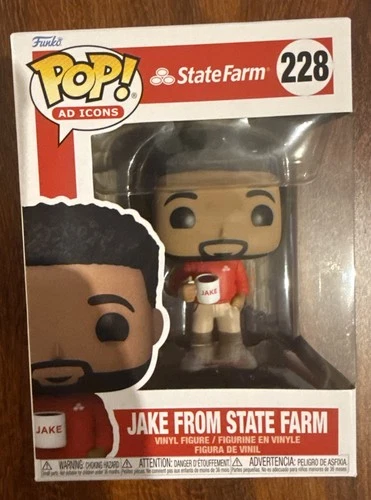 Funko POP! Ad Icons JAKE FROM STATE FARM #228 - Brand New In Box - Unopened
