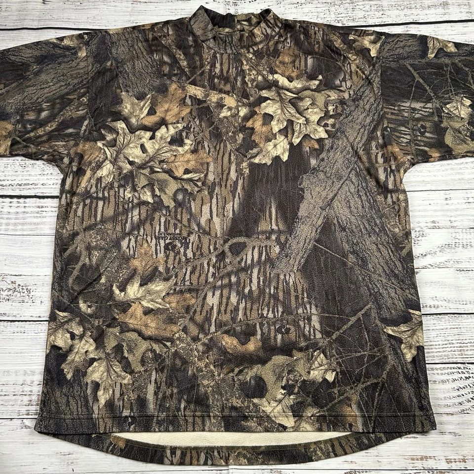 Pullover de Colección Columbia Polar Camuflado Para Hombres XL Caza Simulado Cuello Capa Base Roble Musgo Foto 2 de 4