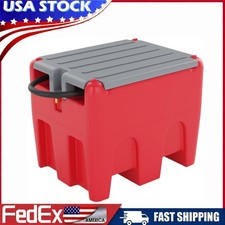 Fuel Transfer Tank Portable 58 Gallon Diesel & Gasoline Transfer Tank 13Ft Hose