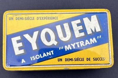 EYQUEM BOUGIES SPARK PLUG VINTAGE IGNITION PARTS TIN PETROL ENGINE DISPLAY CAN
