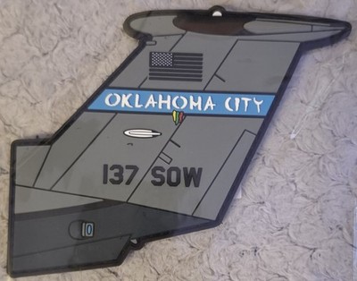 National Guard 137th Special Ops Wing MC-12W Liberty Oklahoma 3D PVC Tail Patch