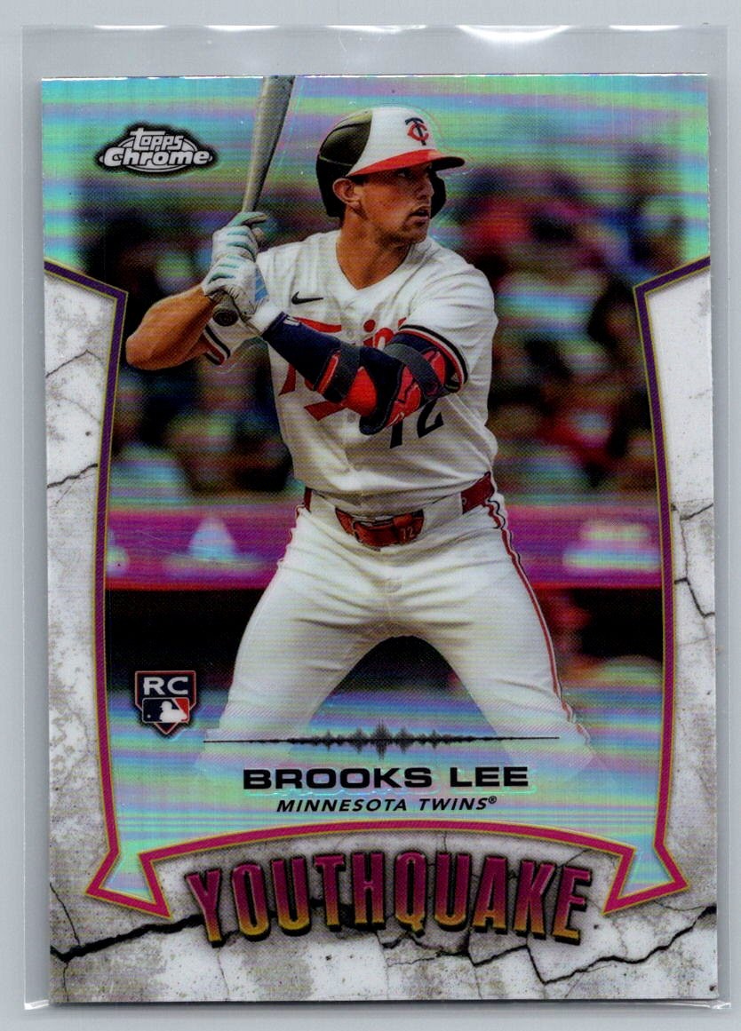 2025 Topps Chrome Brooks Lee YouthQuake #YQ-1 Minnesota Twins