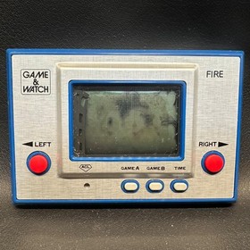 Ga Left 1073 Nintendo Game & Watch FIRE Box And Instruction Manual