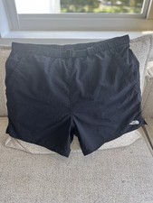 North Face Men  s Black Size Medium V Belted Trail Performance Shorts