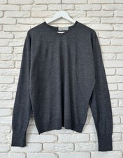John Smedley England Pure Wool Sweater Jumper Men's Size L