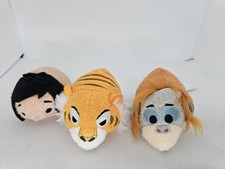 Tsum Tsum Disney Jungle Book 3.5" Plush Lot Of 3 King Louie Mowgli Shere Khan