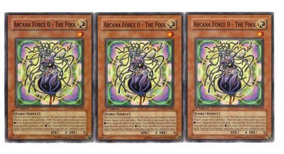 Yugioh- 3X Arcana Force 0 - The Fool - Common - 1st Edition - LODT-EN008 - LP