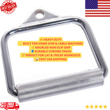 CAP Barbell LAT Pulldown Cable Attachment Tricep Handle Gym Bar Chrome Steel