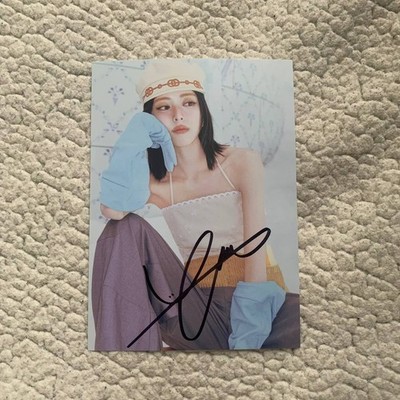 ITZY 直筆サイン トレカ ユナ ⑤ Itzy Yuna Ice Cream Signed Postcard | eBay