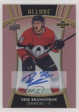 2019 Upper Deck Allure Rookies Pink Diamond 6/59 Erik Brannstrom #117 Auto wr4