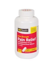DG Health Extra Strength Pain Relief Acetaminophen 500 Caplets Dollar General 
