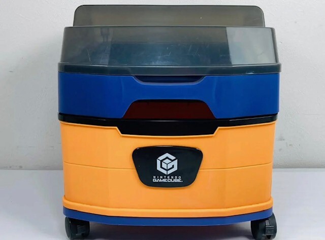 GameCube Station Rack Storage Orange Purple OEM Nintendo GameCube Station Rack Storage Orange Purple OEM Nintendo