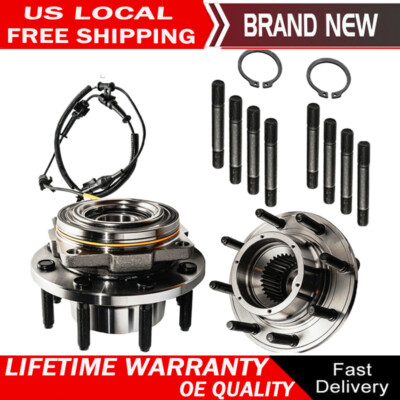 #ad Pair Front Wheel Hub Bearing for 2005 06 2010 Ford F250 F350 Super Duty SRW 4WD $213.32