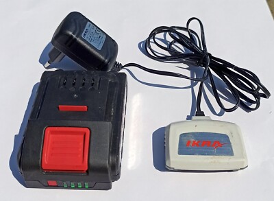 Tagliabordi A Batteria IKRA IAT 20-1M - Con 2 Batterie, Caricabatterie E 20 Lame Nylon