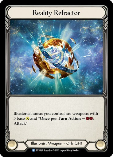 Reality Refractor Rare Dusk Till Dawn Flesh and blood TCG NM