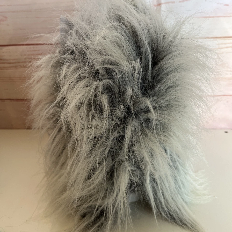 Disfraz Hombre Lobo Peludo Gris Lobo Máscara Halloween, Talla Adulto Foto 3 de 4