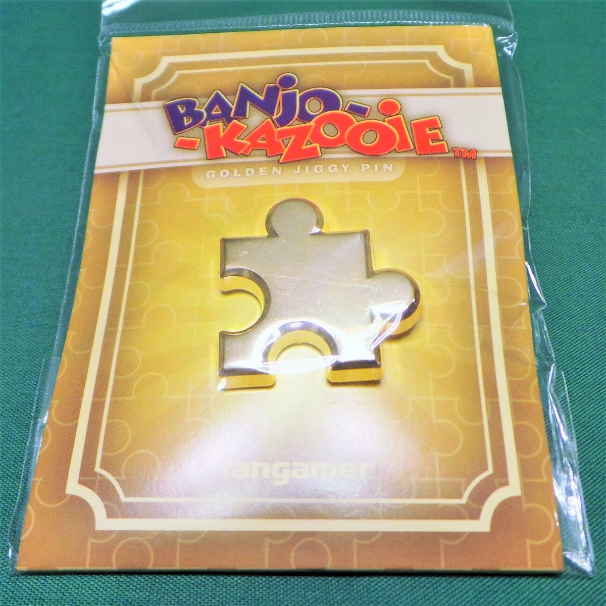 bonbonjojoページ Banjo-Kazooie Golden Jiggy Pin 1.1
