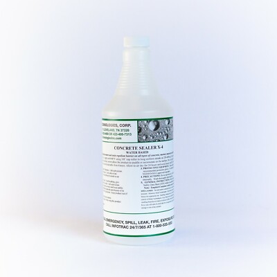 High Gloss acrylic based Concrete Sealer X-4 for counter tops countertop 1 pint