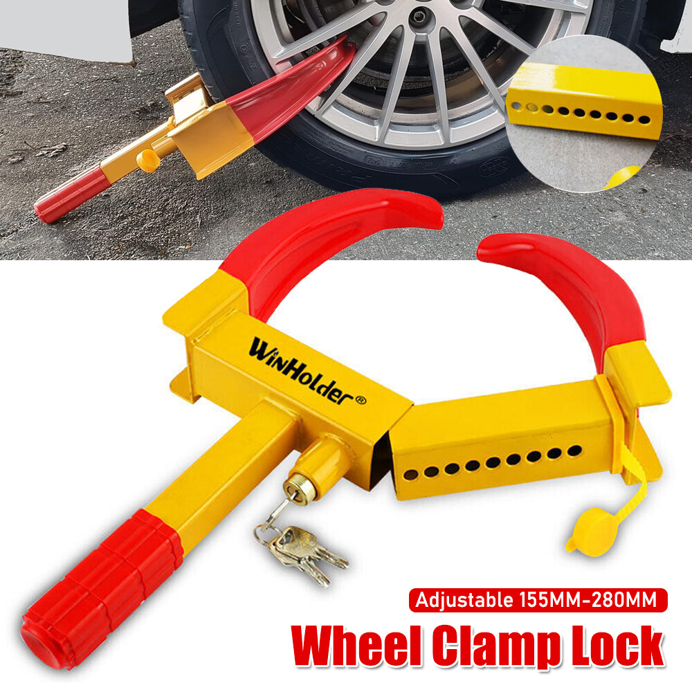 Car Wheel Lock Anti-Theft Wheel Clamp 4 Mobility Scooter Disabled Bike ...