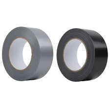 Duct Gaffer Tape Black Silver Premium Heavy Duty Waterproof Gaffa 48mm x45m