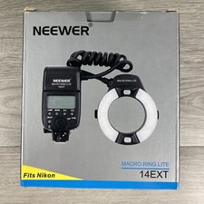 Neewer Macro Ring Lite Flash 14EXT Fits Nikon...