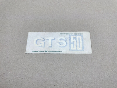 Zündapp GTS 50 -  Aufkleber Sticker Emblem - NEU aus altem Lagerbestand  (P22)