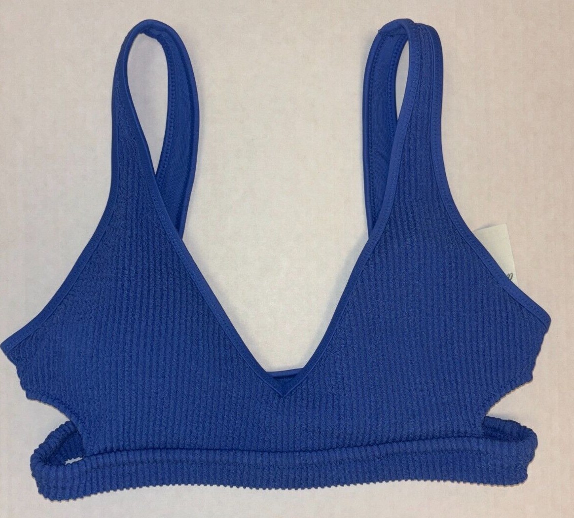 Costume Bikini American Eagle Aerie Blu A Righe – Scegli Top O Bottom - Foto 3