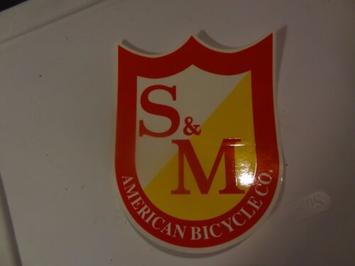 S&M bmx Aufkleber LG 5" Shield - Bild 2 von 2