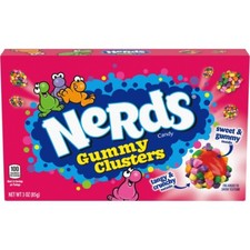Wonka Nerds Gummy Clusters Candy Theatre Box ...