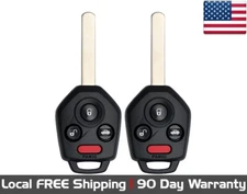 2x New Replacement Key Fob Remote For Select Subaru Vehicles (Read Description)