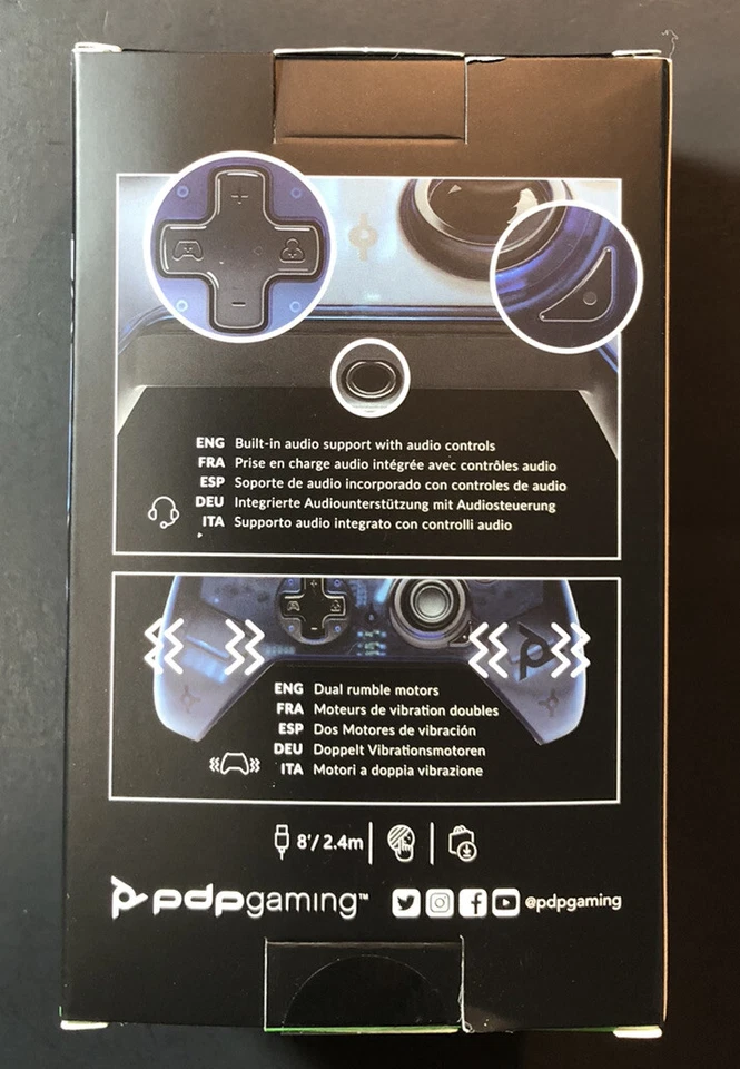Official PDP Wired Controller for XBOX ONE / SERIES X/S [ Midnight Blue ] NEW - Image 2 of 4