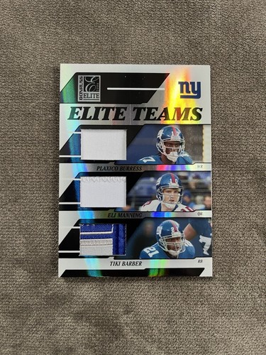 Carte Panini Flawless 2023 – Manning, Burress, Barber – Triple Patch /25