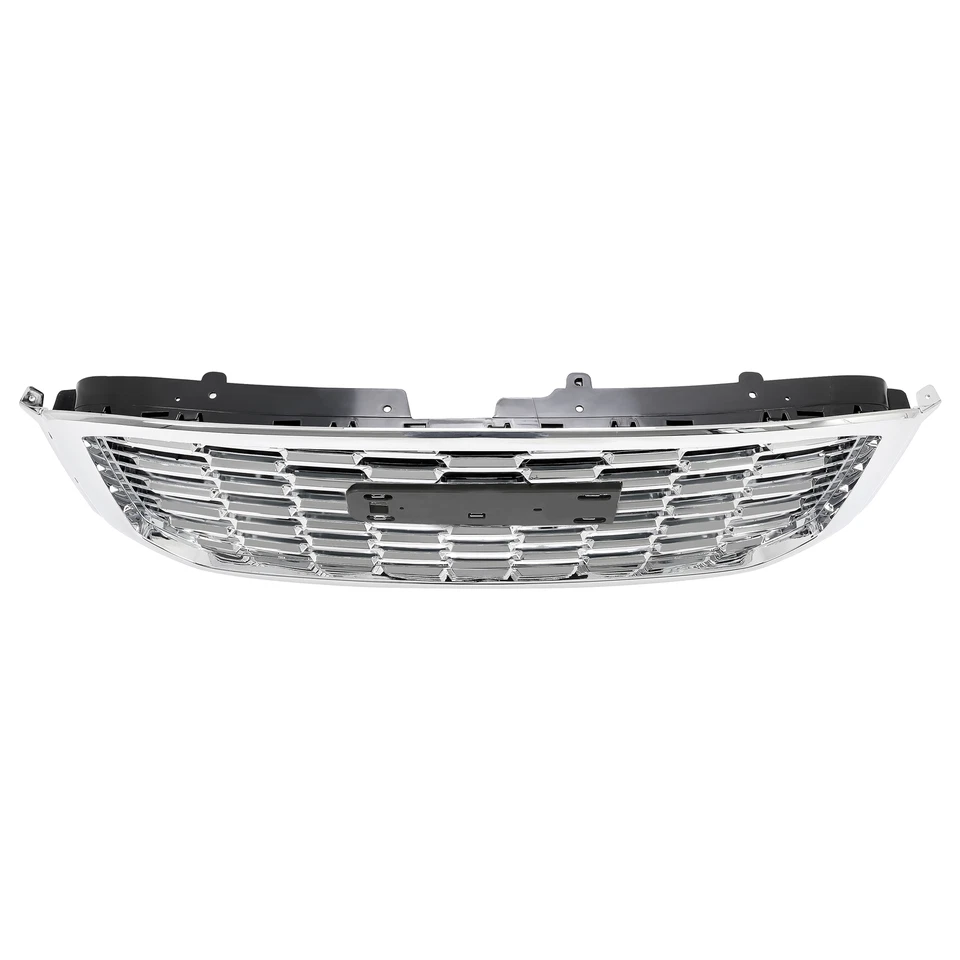 Chrome Front Upper Grille Mesh Grill For GMC Yukon/ Yukon XL Denali Style 15-20 Foto 4 de 4