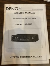 DENON DR-M10 DRM10 Service Manual ORIGINAL