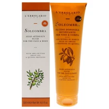 Soleombra Silky After-Sum Fluid by LErbolario for Unisex - 10.1 oz Sunscreen