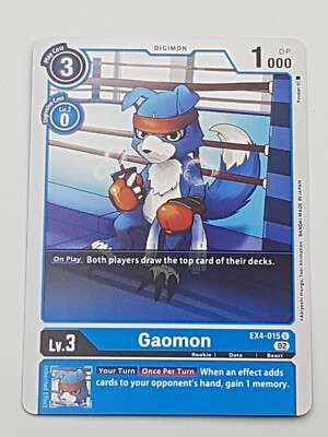 Digimon TCG Einzelkar Gaomon NM