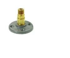 4, Tracpipe FGP-BFF-1250 strt Fitting Flange AutoFlare Brass Mounting 1-1/4"