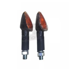 Frecce Indicatori di direzione in Carbonio Omologate Doppia lente per Moto Naked