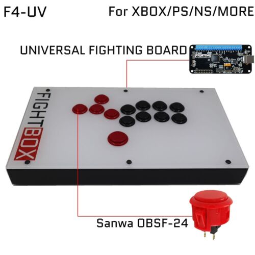 Fightbox F4 All Button Leverless Arcade Game Controller For PC/PS/Xbox/Switch - Picture 15 of 22