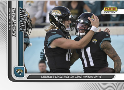 TREVOR LAWRENCE LEADS JAGS ON GAME WINNING DRIVE PANINI INSTANT 2022 ...