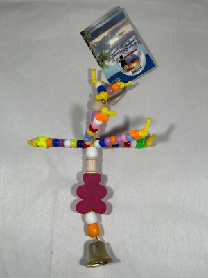 Bird Toy Teddy Go Round by Island Cage Company for Small to Medium Size Birds