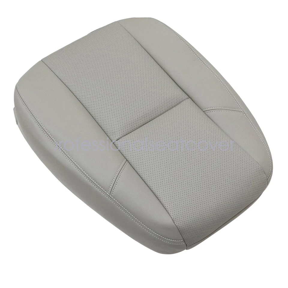 Cubierta de asiento delantera de cuero/cojín de espuma gris para Chevy Suburban Tahoe 2009-2014 Foto 4 de 4