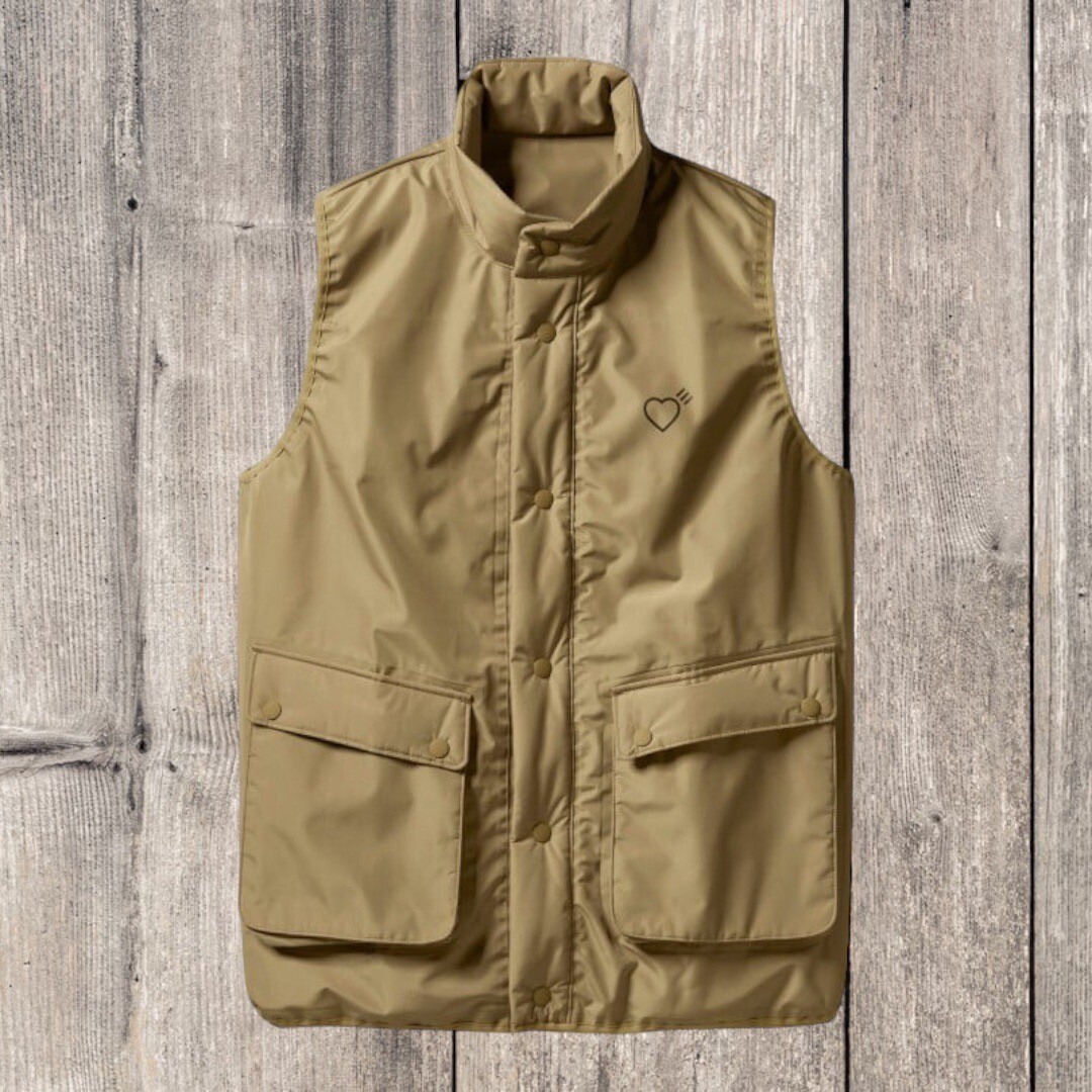 Gilet gilet kaki gonflable adidas Originals X fabriqué par l'homme