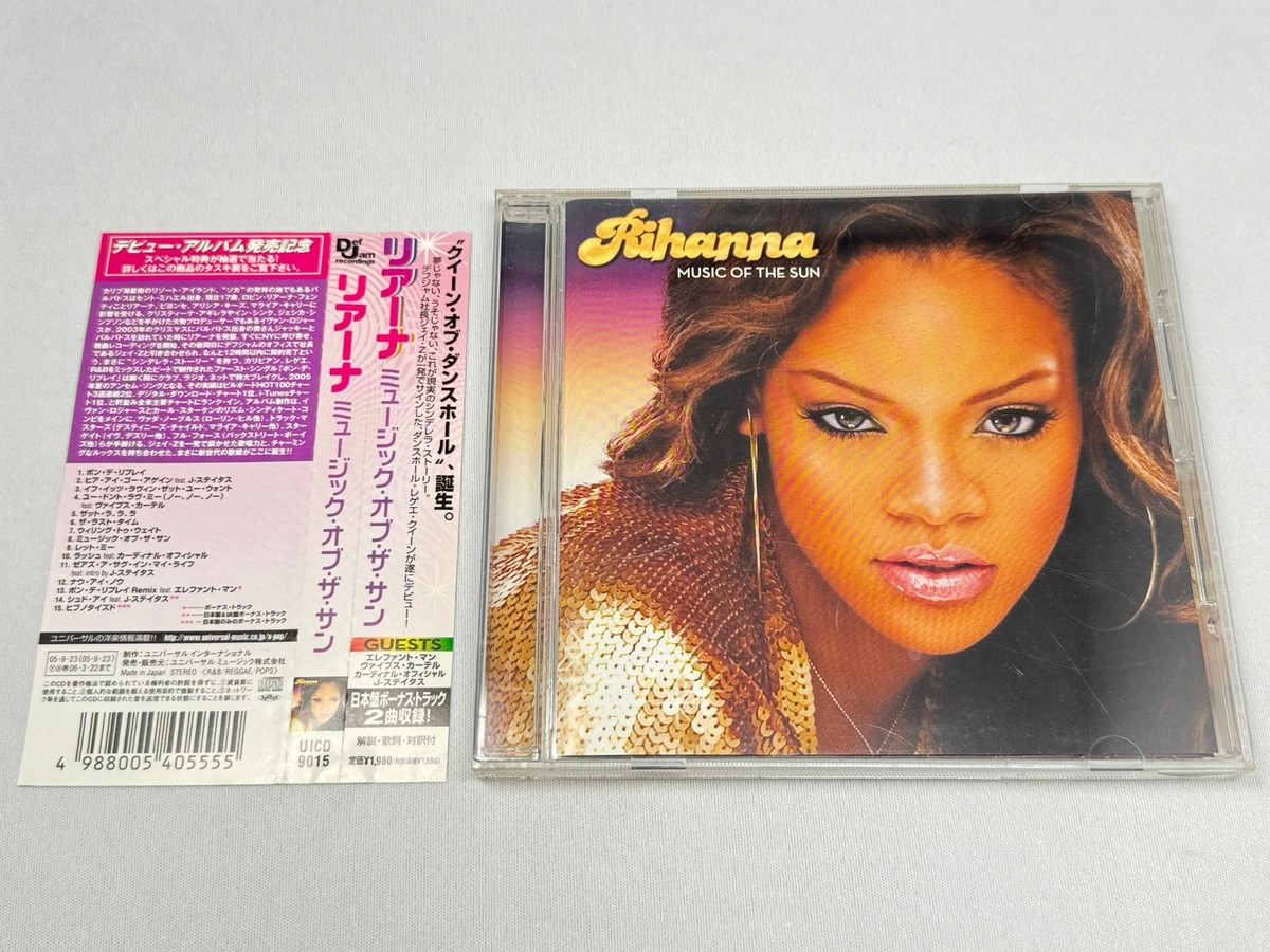 Rihanna Music of The Sun Japan Import Bonus Tracks UICD-9015 UK
