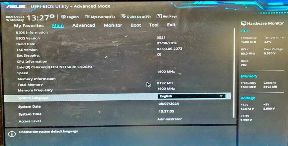 Asus Vivo UN45 Mini - Celeron N3150 - 8GB RAM - 256GB SSD - WIN10 (OFFERS OK) - Image 2 of 4