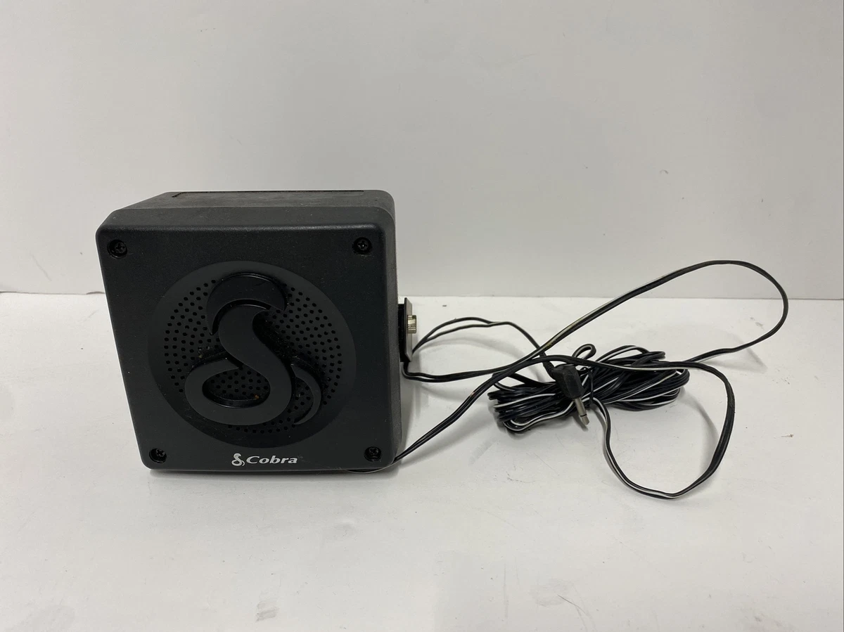 COBRA CS100 EXTERNAL CB PA SPEAKER Black Clean With Mounting