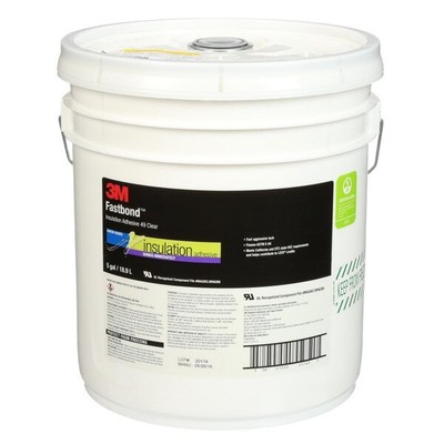3M Fastbond Insulation Adhesive 49, Clear, 5 Gallon