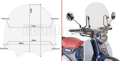 GIVI 1168A SCREEN HONDA SUPER CUB C125 2022 22 | eBay UK